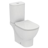 Ideal Standard V0006D Tesi AquaBlade® Комплект 3 в 1: напольный/пристенный унитаз с бачком + тонкая крышка, белый