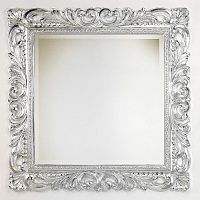 Caprigo PL109-CR Зеркало в Багетной раме, 100х100 см, хром
