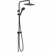 Hansgrohe 26289670 Vernis Shape Душевая система Showerpipe 230 1jet Reno, матовый черный