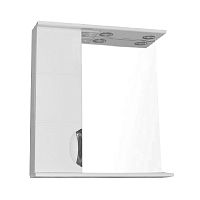 Loranto CS00058916 Соло Зеркальный шкаф, 82х70 см, белый купить  в интернет-магазине Сквирел