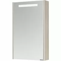 Акватон 1A195802VDAV0 Верди PRO Зеркальный шкаф 50х81 см, белый/ясень фабрик купить  в интернет-магазине Сквирел