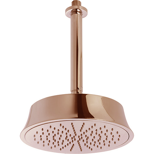 Cisal DS0132807E  Shower Верхний душ D220 мм с потолочным держателем L270 мм, цвет золото розовое снято с производства
