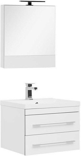 Aquanet 00287651 Верона Комплект мебели для ванной комнаты, белый купить  в интернет-магазине Сквирел