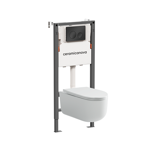 Ceramica Nova  CN4006_121001MB Комплект: Унитаз, Инсталляция, Кнопка смыва
