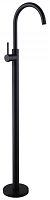 ABBER AF8141B Wasser Kreis Смеситель для раковины, напольный, черный матовый