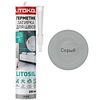 LITOKOL LITOSIL серый Силиконовый герметик-затирка