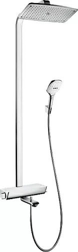 Hansgrohe 27113400 Raindance Select E Душевая стойка, белый/хром