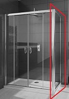 Radaway 33423-01-01N Premium Plus Боковая стенка, профиль хром