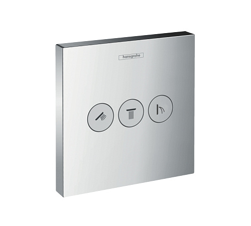 Hansgrohe 15764000 ShowerSelect Запорно-переключающее устройство на 3 выхода, хром