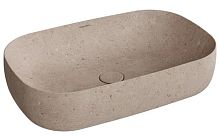 Kerama Marazzi MA.wb.65/STB Magica Раковина накладная 64х41 см, бежевый камень