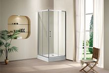 Cezares PORTA-D-A-2-90-C-Cr Душевой уголок, профиль хром