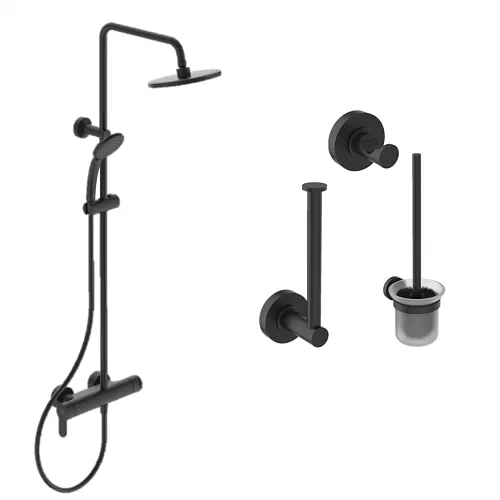 Ideal Standard BL750S1 Cerafine O Душевая система с аксессуарами, черный шелк