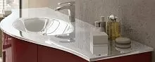 Cezares 82411 STING Раковина стеклянная 138x52 см, белый