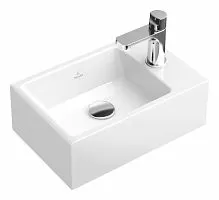 Villeroy & Boch 53334G01 Memento Раковина подвесная 40х26 см, альпийский белый (White Alpin)