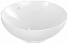 Villeroy & Boch 4A450001 Loop&Friends Раковина на столешницу 38х38 см, с переливом, альпийский белый (White Alpin)