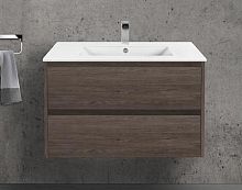 Vincea VMC-2G800RO Gio База под раковину, 80х46 см, подвесная, R.Oak (темный дуб)