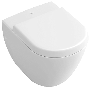 Villeroy & Boch 660410R2 Subway Чаша унитаза подвесного 36х48 см, ярко-белый (Star White) CeramicPlus