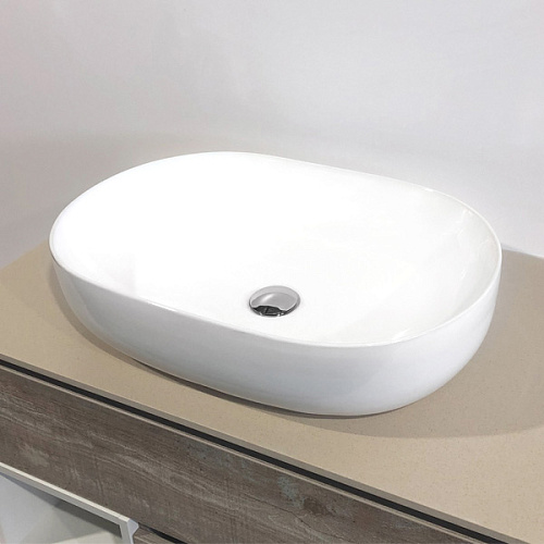 Comforty 00004150364 Раковина накладная 60х40 см, белая снято с производства