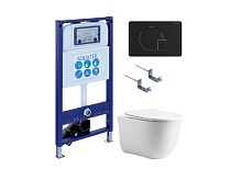 Aquatek КЛАССИК AQUATEK SET AQUATEK КЛАССИК cm-069 4в1 Комплект: Унитаз, Инсталляция, Кнопка смыва