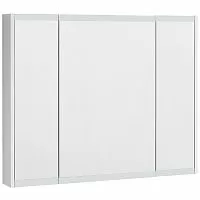 Акватон 1A249302NT010 Нортон Зеркальный шкаф 100х81 см, белый глянец купить  в интернет-магазине Сквирел