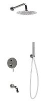 Sancos SC3004CH Select Душевой комплект встраиваемый для ванны/душа, хром
