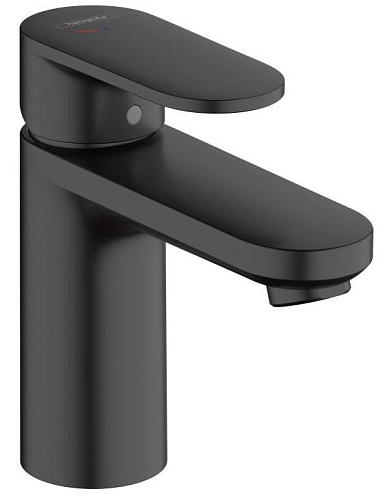 Hansgrohe 71580670 Vernis Blend 100 Смеситель для раковины, без донного клапана, черный матовый Hansgrohe 71580670 Vernis Blend 100 Смеситель для раковины, без донного клапана, черный матовый