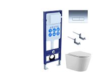 Aquatek Вега SET ВЕГА-1905-016 INS-17 Комплект: Унитаз, Инсталляция, Кнопка смыва