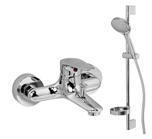 Сет №1665_E32909-CP, Смеситель для ванны/душа + E32910-CP, Душевой комплект