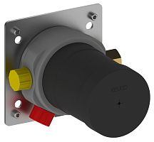 Keuco 59553000070 IXMO Встраиваемая часть функциональная смесителя c термостатом DN 15, черный/серый
