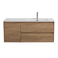 BelBagno KRAFT-1200-2C-1A-SO-RNN-R База под раковину 120х46 см, подвесная, Rovere Nebrasca Nature (натуральный дуб Небраска) купить  в интернет-магазине Сквирел