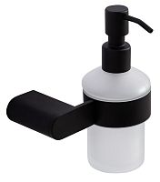 Cezares STYLUS-SOIS-V-NOP Диспенсер для мыла подвесной, стекло, исполнение черный матовый
