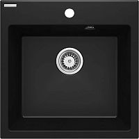 Deante ZQJ_N103 Evora Мойка кухонная гранитная 50x50 см, Nero (черный)