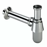 Gattoni 0152/00C0 Accessori Сифон бутылочный под донный клапан 1/1,4; для раковины, цвет хром
