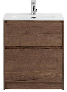 BelBagno KRAFT-600-2C-PIA-RT База под раковину 60х46 см, напольная, Rovere Tabacco (дуб табачный)