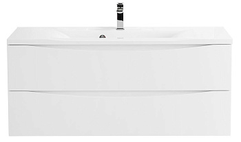 BelBagno MARINO-1200-2C-SO-BL-P База под раковину 120х45 см, подвесная, Bianco Lucido (белый глянец)