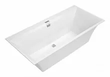 Villeroy & Boch UBQ160SQE2DV-01 Squaro Edge 12 Ванна квариловая 160х75 см с ножками, альпийский белый (White Alpin)