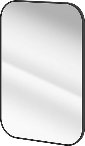 Deante ADM_N801 Mokko Зеркало подвесное 75х50 см, в металлической раме, Nero (черный) купить  в интернет-магазине Сквирел