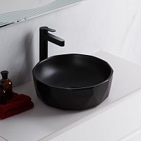 BelBagno BB1409H301 Раковина накладная керамическая 41 см, черная