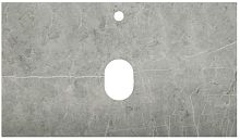 BelBagno KEP-80-MGL Marmo Столешница 80 см из керамогранита, Grigio Lucido (серый глянец)