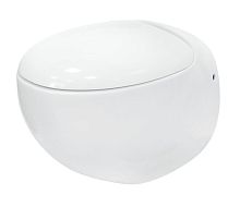 Sanita Luxe RNGSLWH0104 Ringo Унитаз подвесной 40х57 см, с сиденьем, белый (нов. арт. WC.WH/Ringo/DM/WHT.G/S1)