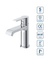 BelBagno Aurora AURORA-LVM-CRM-W0 Смеситель для раковины