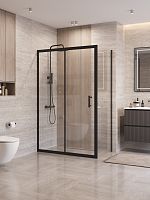 BelBagno UNO-195 UNO-195-AH-1-120/70-C-NERO Душевой уголок