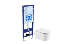 Aquatek Оберон SET AQUATEK ОБЕРОН T INS-017 Инсталляция с подвесным унитазом