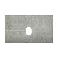 BelBagno KEP-80-MGL-W0 Marmo Столешница 80 см из керамогранита, Grigio Lucido (серый глянец) купить  в интернет-магазине Сквирел