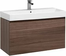 Aquanet 00213937 Нью-Йорк Тумба с раковиной Тумба с раковиной, 98х44 см, темное дерево купить  в интернет-магазине Сквирел