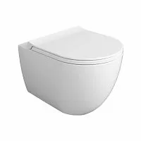 SIMAS VI28 bianco matt VIGNONI Унитаз подвесной 370х480 мм., безободковый, в комплекте с звукоизоляцией, цвет Bianco matt (без креплений F85)