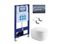 Aquatek Альтаир SET AQUATEK АЛЬТАИР cm-050 4в1 Комплект: Унитаз, Инсталляция, Кнопка смыва