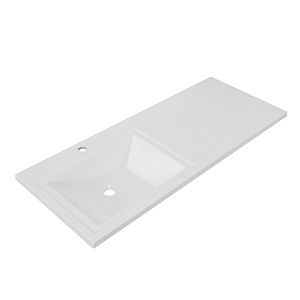 BelBagno BB1200/480-LV-MR-L Раковина из литьевого мрамора 120х48 см, белая