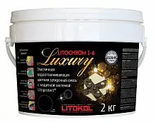 Litokol LITOCHROM1-6 LUXURY C20 (2кг) Светло-серый Ведро Цементная затирка