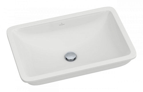 Villeroy & Boch 616320R1 Loop&Friends Раковина под столешницу 68х45 см, альпийский белый CeramicPlus